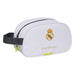 Vanity case Real Madrid 25/26 SAFTA avec poignée latérale, vue de face montrant le logo officiel