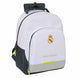 Sac à dos Real Madrid 25/26 SAFTA 42cm avec logo officiel sur fond blanc