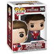 Vue latérale de la figurine Funko POP Spider-Man Marvel unmasked montrant la posture dynamique du personnage