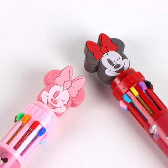 Stylo Disney Minnie avec corps en plastique rose et motifs colorés CERDÁ