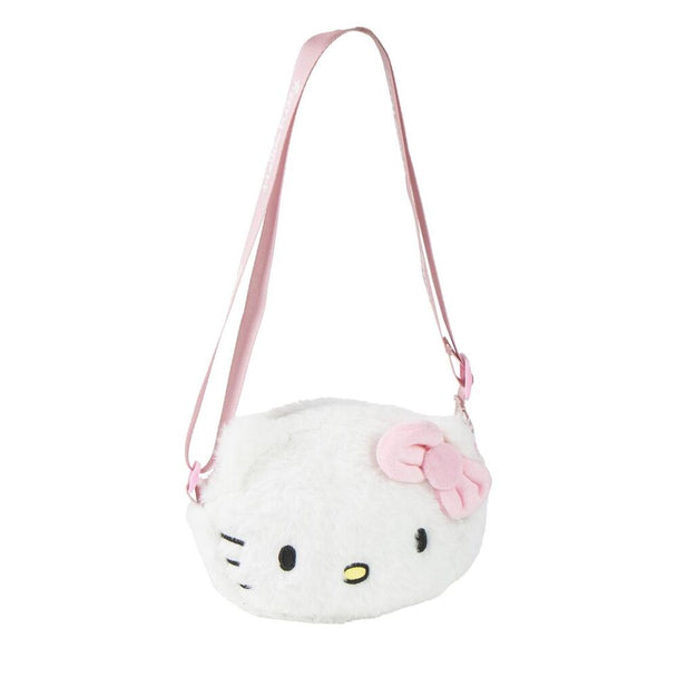 Sac peluche Hello Kitty CERDÁ vue de face avec détails des coutures et couleurs vives