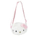 Sac peluche Hello Kitty CERDÁ vue de face avec détails des coutures et couleurs vives