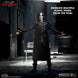 Zoom sur les détails des accessoires et articulations des figurines The Crow 10cm