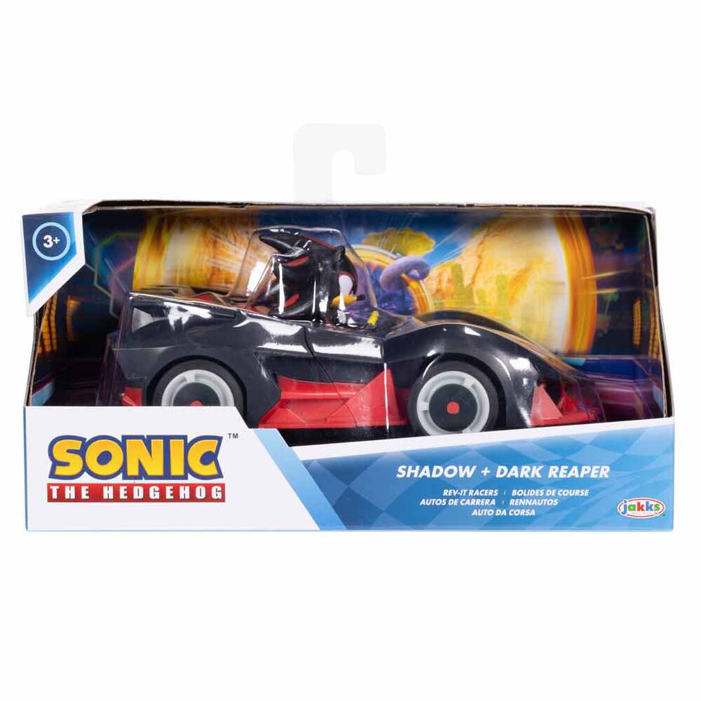 Figurine Sonic the Hedgehog de 7 cm en gros plan sur fond blanc