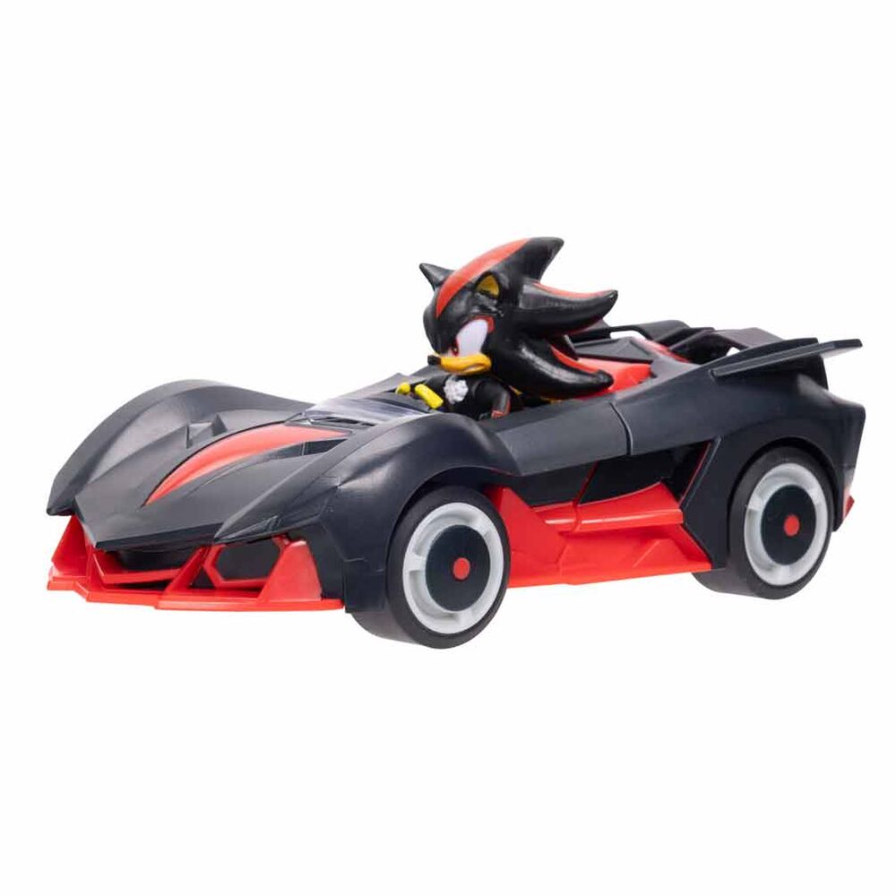 Véhicule Sonic avec fonction Rev Up en action sur une surface lisse