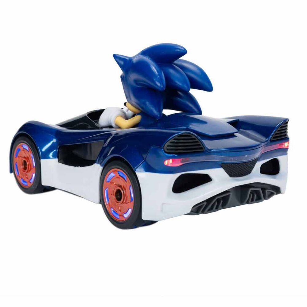 Pack complet du véhicule radiocommandé Sonic the Hedgehog avec la télécommande et les piles