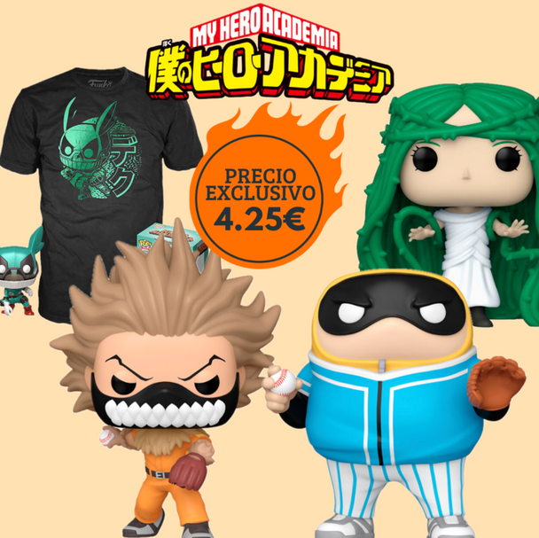 Figurine Funko POP My Hero Academia représentant un héros emblématique de la série, avec un design coloré et détaillé.