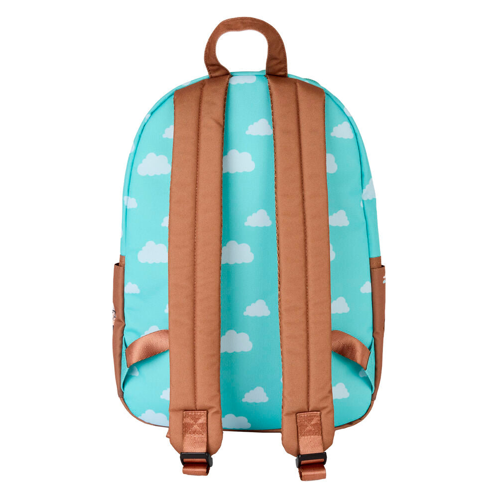 Intérieur du sac à dos Loungefly UP avec doublure assortie et espace de rangement spacieux