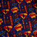 Vue arrière du sac à dos Loungefly Marvel Superman montrant la qualité du nylon et les finitions soignées.