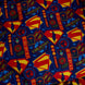 Vue arrière du sac à dos Loungefly Marvel Superman montrant la qualité du nylon et les finitions soignées.