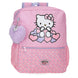 Sac à dos Hello Kitty Hearts & Dots 33cm vue de face avec motifs colorés