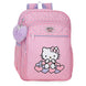 Vue avant du sac à dos Hello Kitty Hearts & Dots 38cm avec motifs colorés