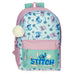 Vue de face du sac à dos Disney Stitch Just Chill 45cm avec le personnage Stitch imprimé