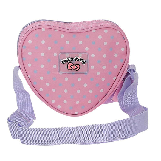 Côté du sac Hello Kitty montrant la texture et les finitions soignées