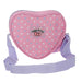 Côté du sac Hello Kitty montrant la texture et les finitions soignées