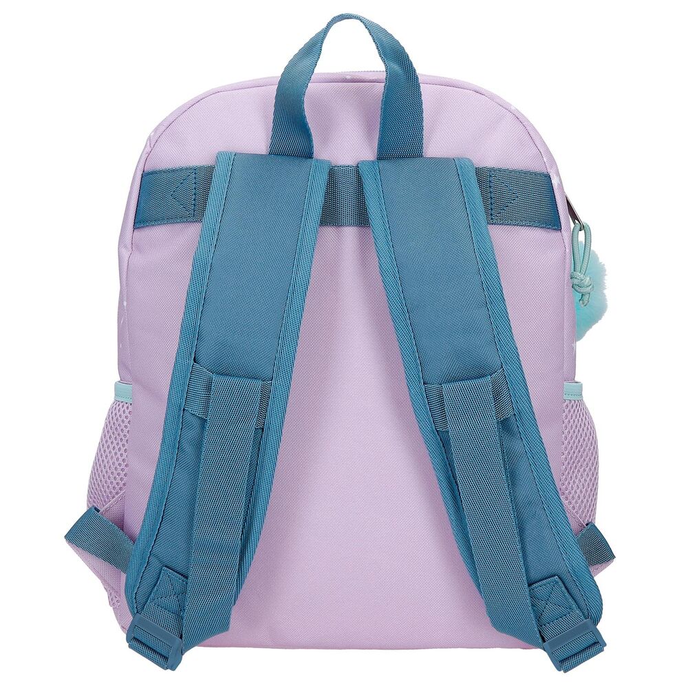 Côté gauche du sac à dos montrant la poche latérale pour bouteille
