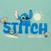 Détail de la fermeture éclair solide et résistante du sac à dos Disney Stitch