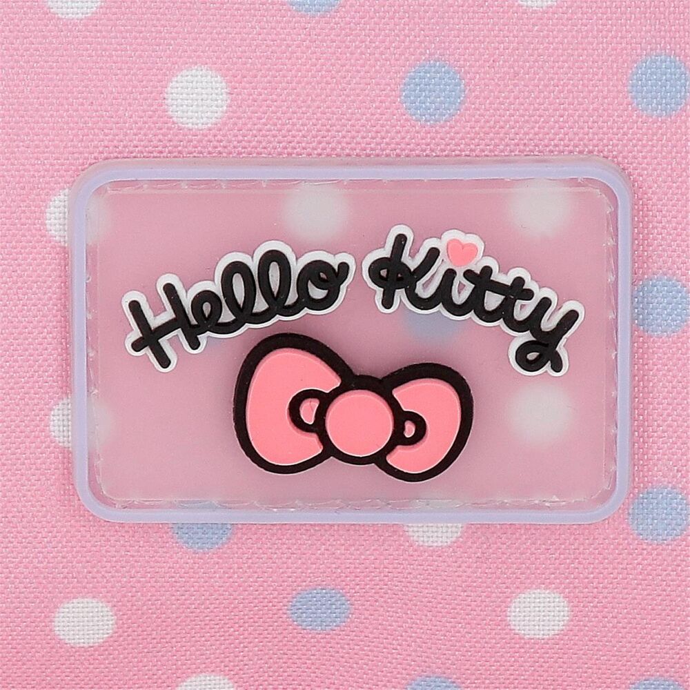 Logo JOUMMA BAGS imprimé sur le sac à dos Hello Kitty Hearts & Dots