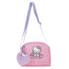 Sac Hello Kitty Hearts & Dots porté en bandoulière lors d'une sortie urbaine