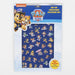Présentation des stickers Pat'Patrouille CERDÁ disposés sur une table pour activités créatives