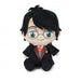 Vue arrière de la peluche Harry Potter mettant en valeur la cape et les cheveux