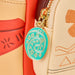 Vue intérieure avec doublure coordonnée du sac à dos Loungefly Disney Vaiana Moana