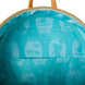 Profil latéral du sac à dos Loungefly Disney Vaiana montrant sa silhouette compacte et stylée
