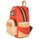 Détail des franges en toile de jute et appliques sur le sac à dos Vaiana Loungefly