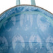 Intérieur du sac à dos avec doublure coordonnée et espace de rangement pratique