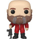 Détail de la figurine Funko POP Helsinki avec son masque et tenue iconique de la série Money Heist