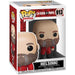 Vue latérale de la figurine Funko POP Helsinki Money Heist dans son emballage collector transparent