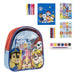 Sac à dos Paw Patrol CERDÁ vue de face avec motifs colorés et logo officiel