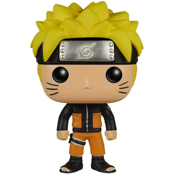 Vue de face de la figurine Funko POP Naruto avec ses détails fidèles au personnage de Naruto Shippuden