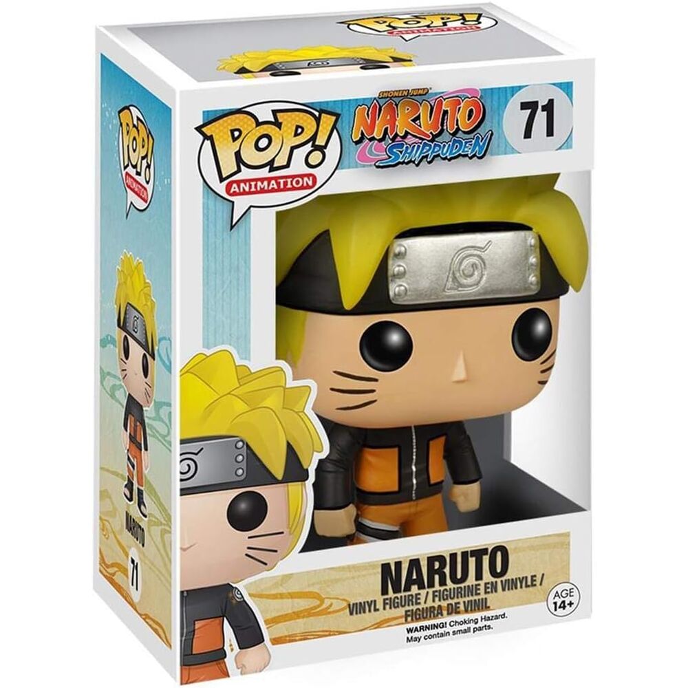 Emballage collector de la figurine Funko POP Naruto Shippuden, parfait pour offrir en cadeau