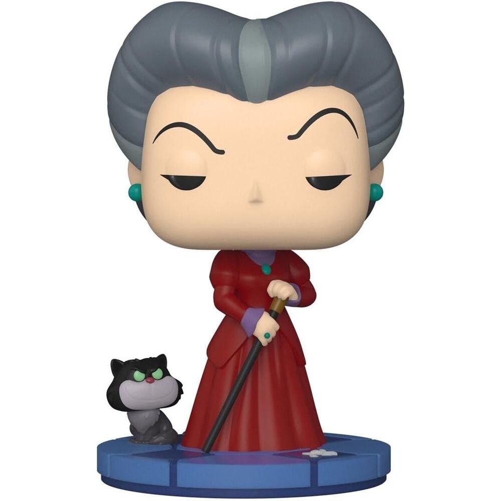 Boîte collector Funko POP avec Lady Tremaine, idéale pour exposition et protection de la figurine