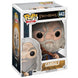 Figurine Funko POP Gandalf Le Seigneur des Anneaux vue de côté montrant les détails du manteau et de la barbe