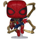 Détail de la figurine Iron Spider avec le Nano Gant, édition Funko POP Marvel