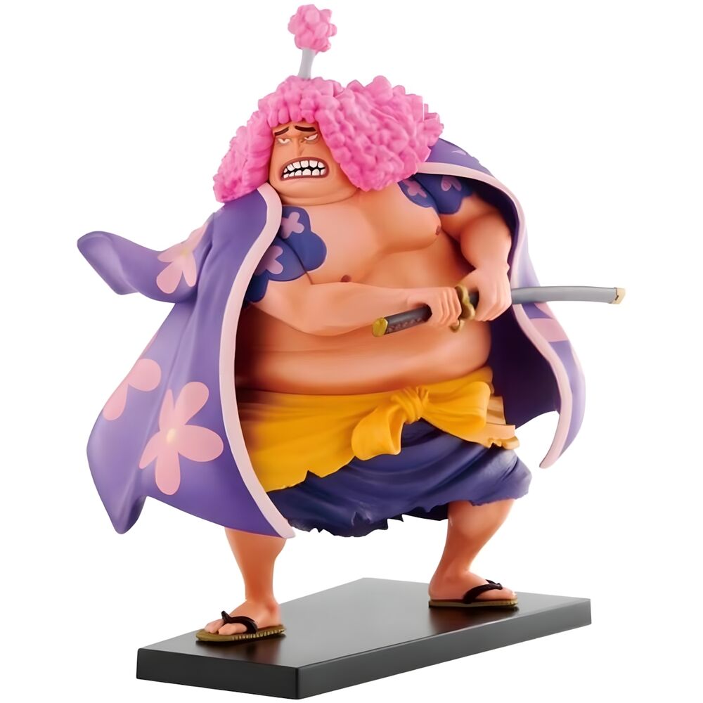 Figurine Ashura Ichibansho 15cm de la série One Piece Nine Red Scabbards, détaillée et colorée par BANPRESTO.