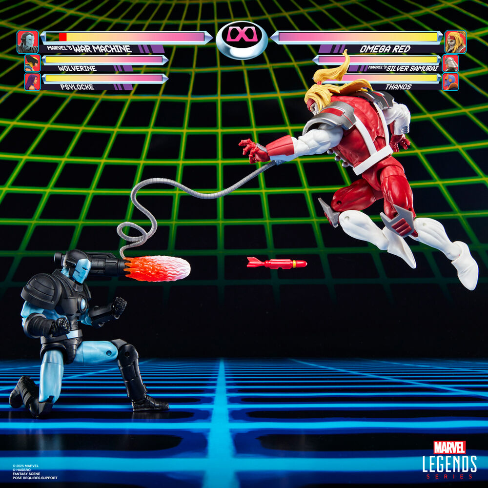 Accessoires inclus : mains alternatives et armes pour personnaliser les figurines Marvel Legends Gamerverse.