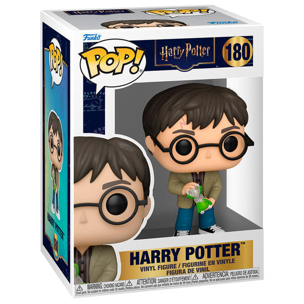 Figurine Funko POP Harry Potter tenant un sablier dans une boîte cadeau officielle Funko
