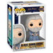Figurine Funko POP d'Albus Dumbledore tenant son Horcruxe, présentée en boîte cadeau transparente.