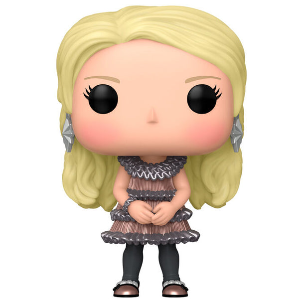 Vue rapprochée de la figurine Luna Lovegood Funko POP en vinyle avec détails de la robe et accessoires