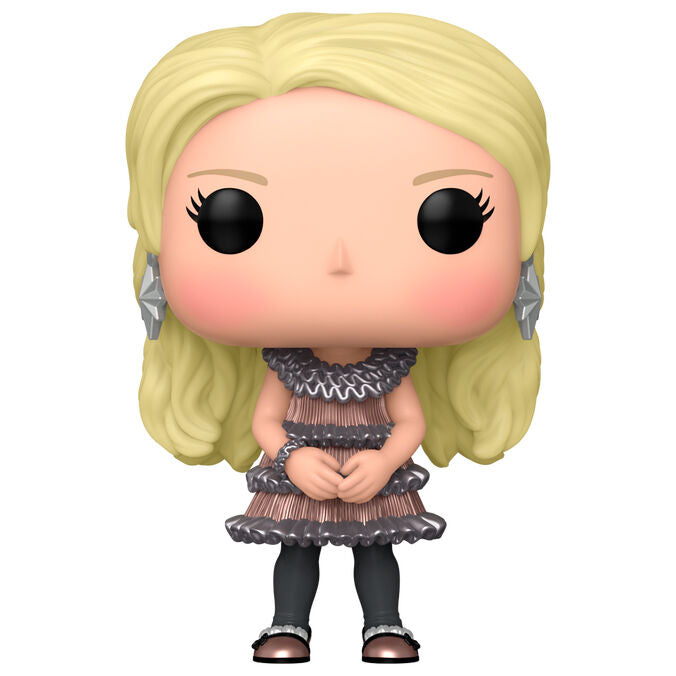Vue rapprochée de la figurine Luna Lovegood Funko POP en vinyle avec détails de la robe et accessoires