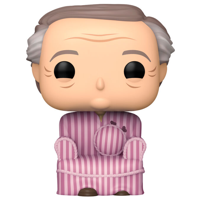 Vue détaillée de la figurine Funko POP Horace Slughorn avec ses caractéristiques uniques et sa boîte de présentation