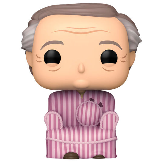 Vue détaillée de la figurine Funko POP Horace Slughorn avec ses caractéristiques uniques et sa boîte de présentation
