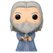 Vue rapprochée de la figurine Funko POP d'Albus Dumbledore avec détails précis du visage et de l'Horcruxe.
