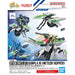 Vue avant de la figurine Gundam Build Fighters Meteor Hopper à l’échelle 1/44 avec détails précis