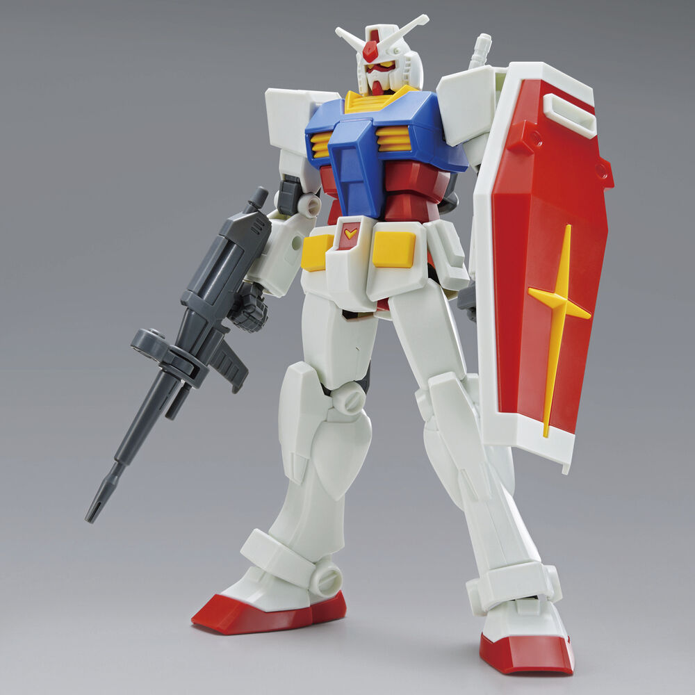 Image montrant les articulations flexibles de la figurine Mobile Suit Gundam RX-78-2