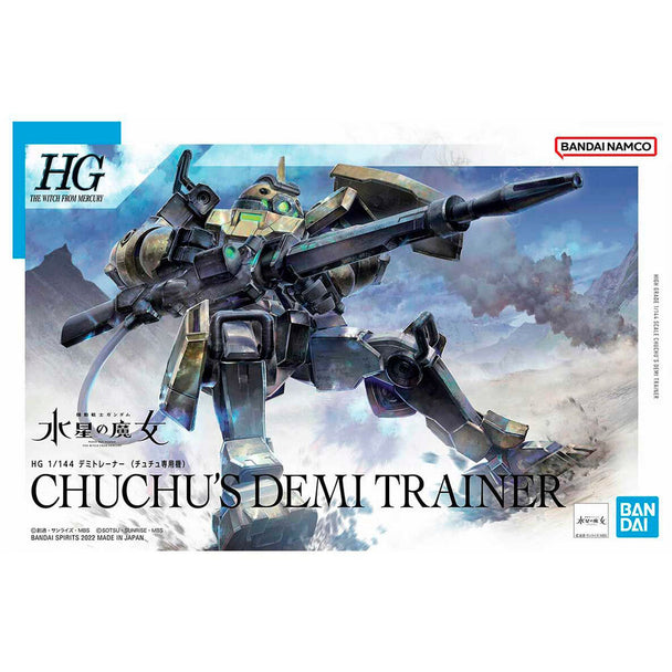 Figurine Mobile Suit Gundam Demi Trainer vue de face avec détails d'armement lourds