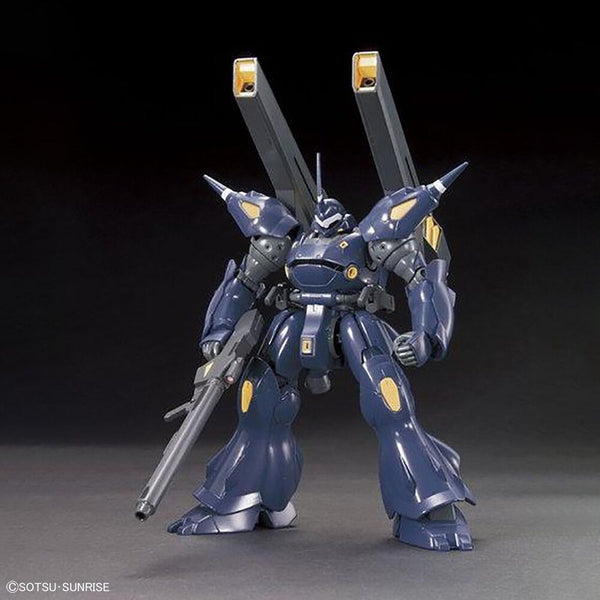 Profil latéral de la figurine Kampfer Amazing montrant ses armes et sa posture dynamique